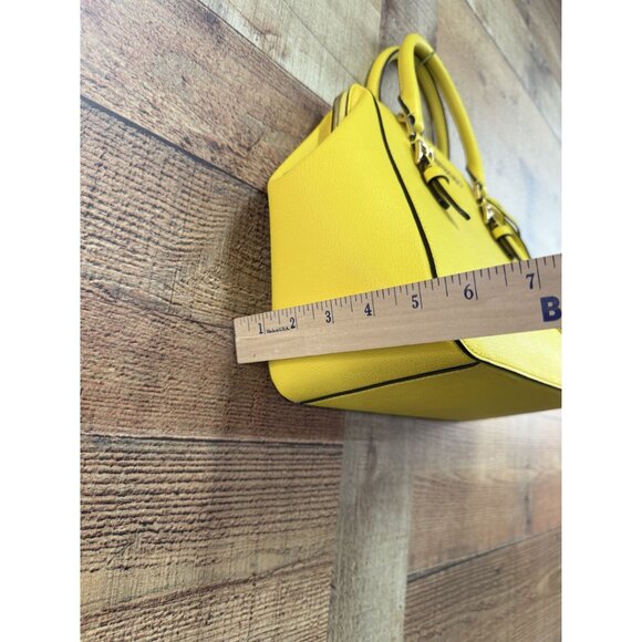 Michael Kors Large Charlotte Satchel Citrus Leather Satchel NWT - Picture 10 of 11